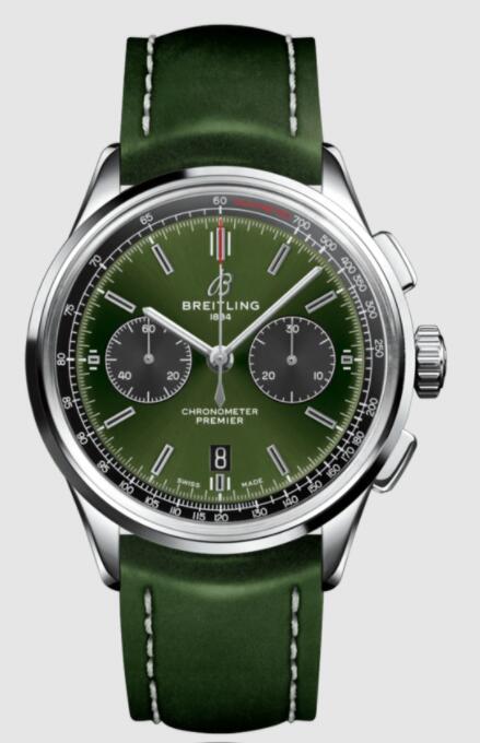 Replica Breitling Premier B01 Chrono Bentley British Racing Green 42mm AB0118A11L1X1 Men Watch